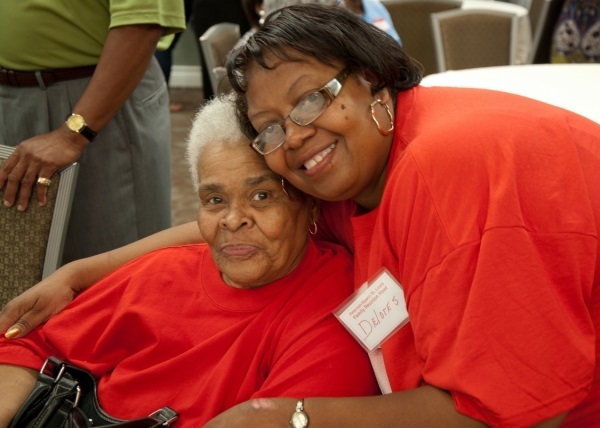 Delores at St. Louis Family Reunion in 2011